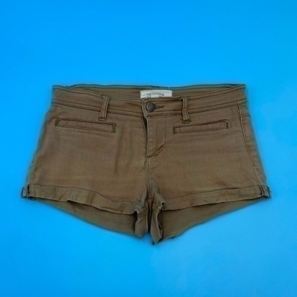 2.1 Denim Khaki Jean Shorts